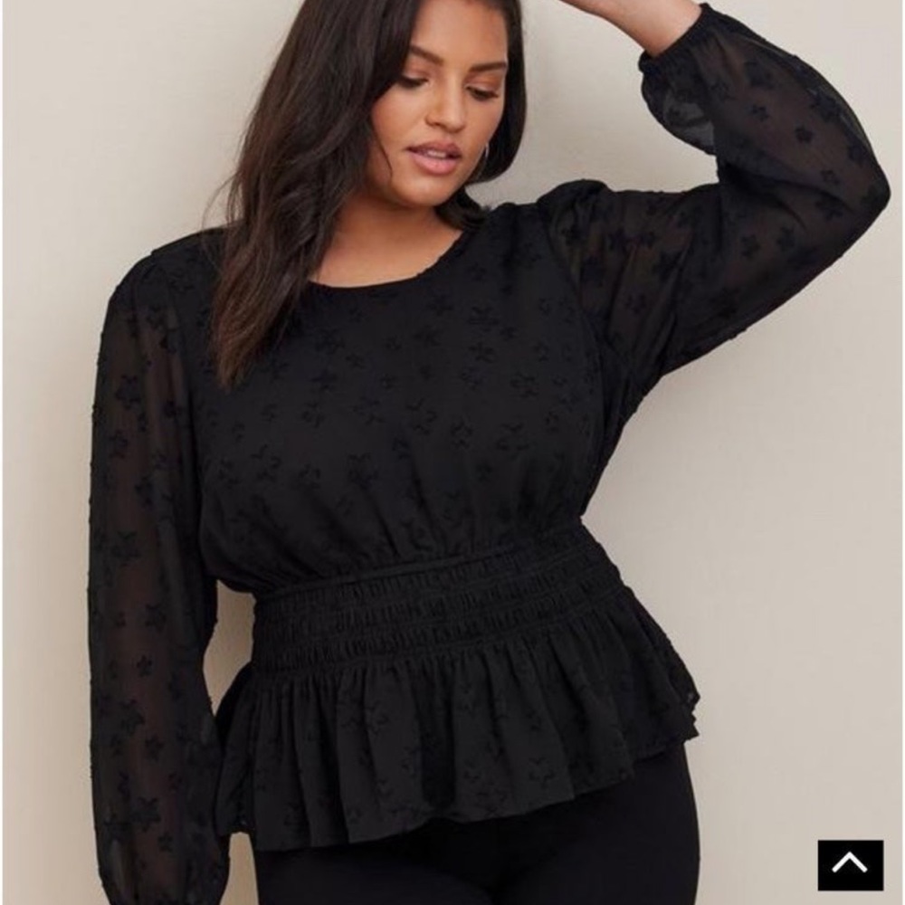 Torrid Smocked Blouse/Top | NEW WITH TAGS